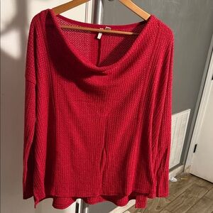 Cato Red Long Sleeve Top